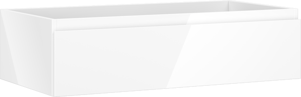 Mexen Orio koupelnová skříňka pod umyvadlo 90 cm, 1 zásuvka, bílý lesk - 91A10-09023-1-BF00