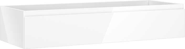 Mexen Orio koupelnová skříňka pod umyvadlo 120 cm, 1 zásuvka, bílý lesk - 91A10-12023-1-BF00