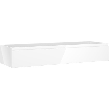 Mexen Orio koupelnová skříňka pod umyvadlo 140 cm, 1 zásuvka, bílý lesk - 91A10-14023-1-BF00