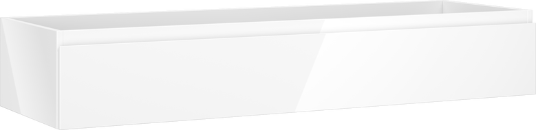 Mexen Orio koupelnová skříňka pod umyvadlo 140 cm, 1 zásuvka, bílý lesk - 91A10-14023-1-BF00