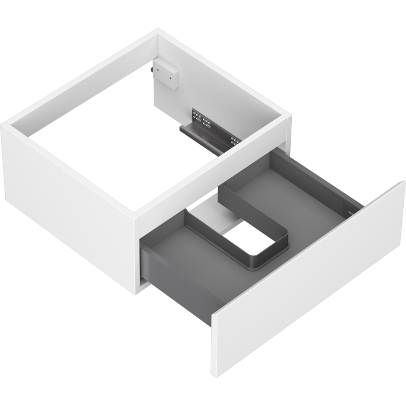 Mexen Orio koupelnová skříňka pod umyvadlo 50 cm, 1 zásuvka, matná bílá- 91A10-05023-1-BF01