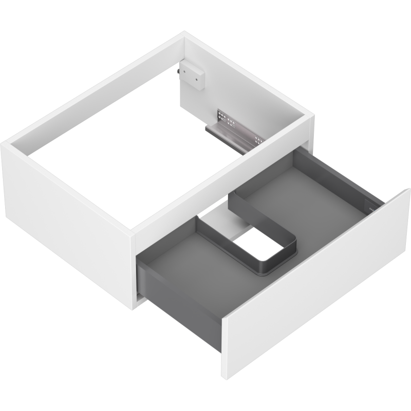 Mexen Orio koupelnová skříňka pod umyvadlo 60 cm, 1 zásuvka, bílá matná - 91A10-06023-1-BF01