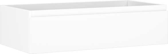Mexen Orio koupelnová skříňka pod umyvadlo 90 cm, 1 zásuvka, bílá mat - 91A10-09023-1-BF01