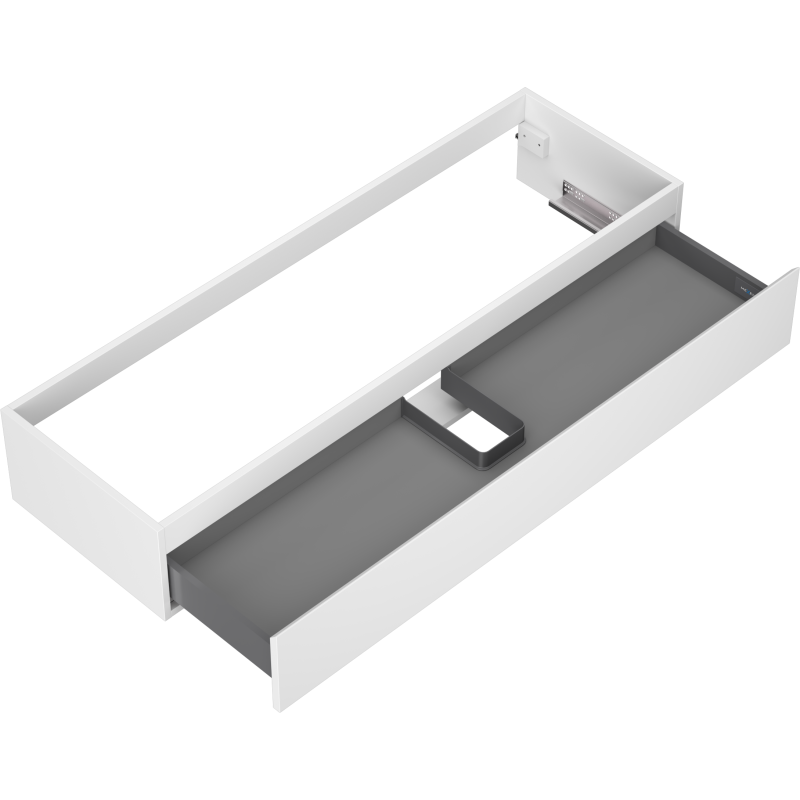 Mexen Orio koupelnová skříňka pod umyvadlo 140 cm, 1 zásuvka, bílá matná - 91A10-14023-1-BF01