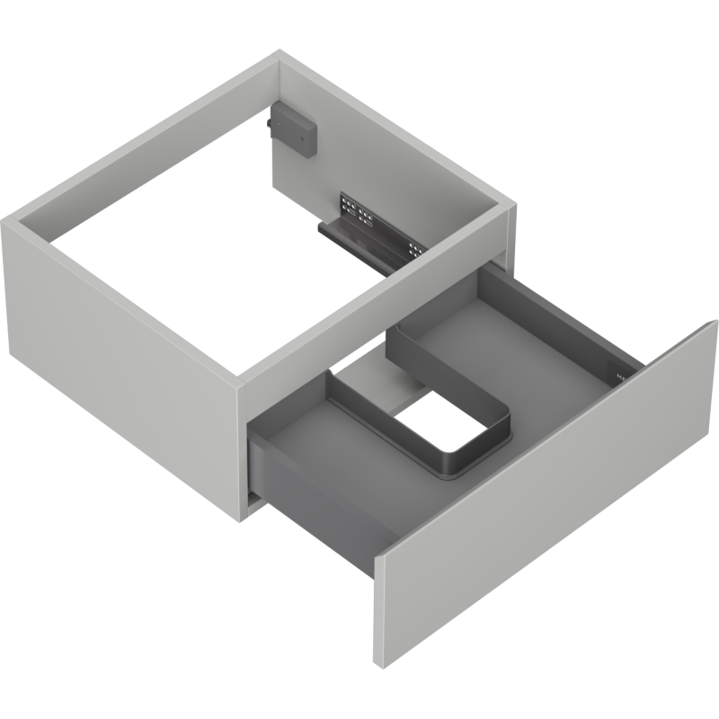 Mexen Orio koupelnová skříňka pod umyvadlo 50 cm, 1 zásuvka, šedá mat - 91A10-05023-1-BF62