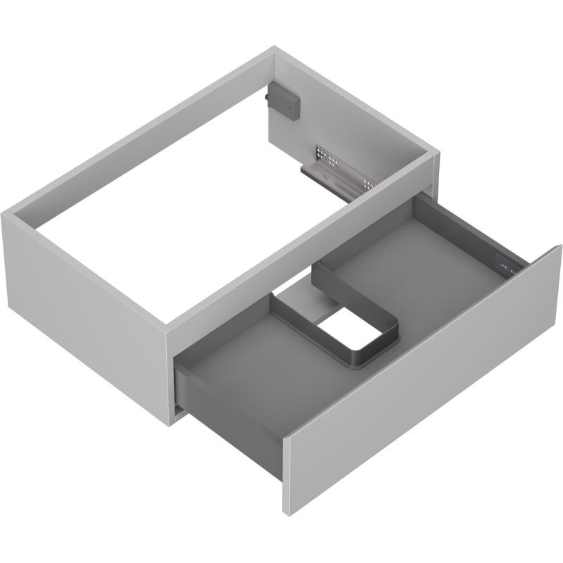 Mexen Orio koupelnová skříňka pod umyvadlo 70 cm, 1 zásuvka, šedá mat - 91A10-07023-1-BF62