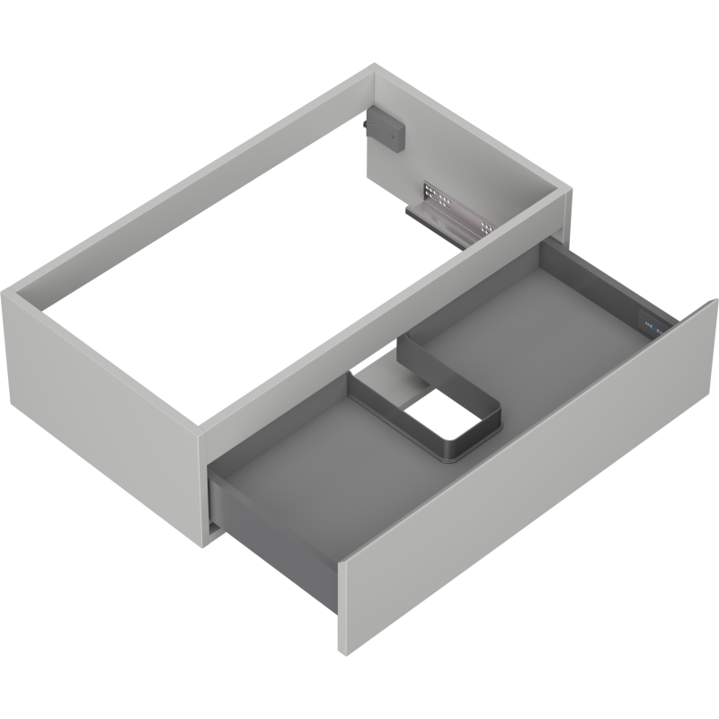 Mexen Orio koupelnová skříňka pod umyvadlo 80 cm, 1 zásuvka, šedá mat - 91A10-08023-1-BF62