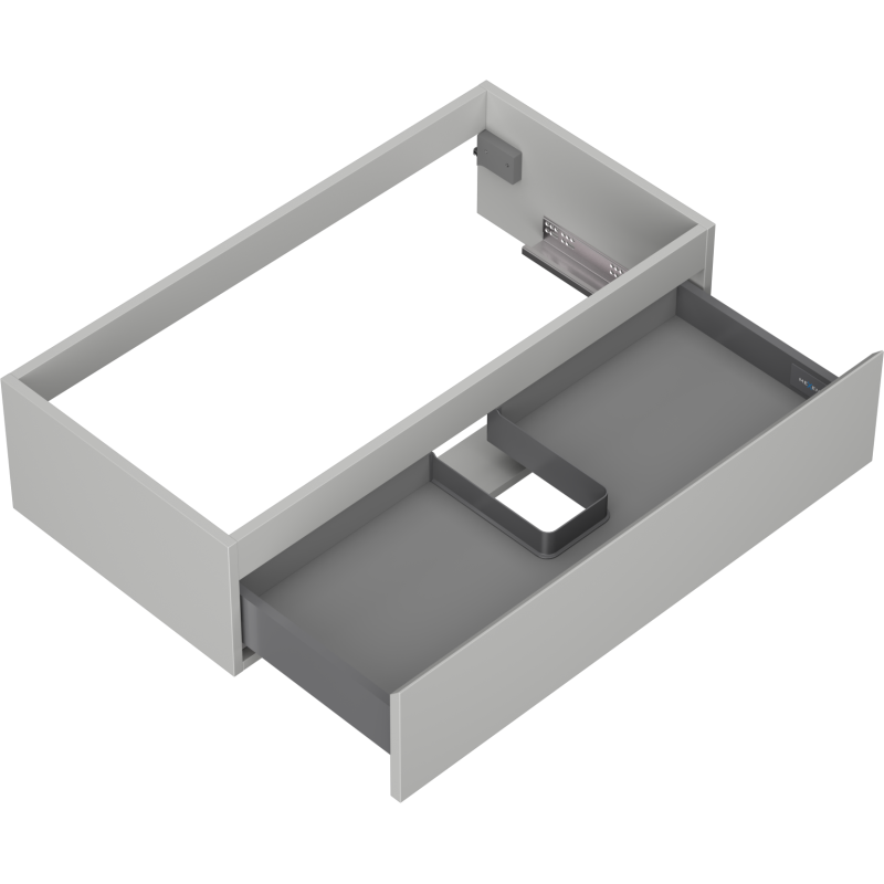 Mexen Orio koupelnová skříňka pod umyvadlo 90 cm, 1 zásuvka, šedá mat - 91A10-09023-1-BF62