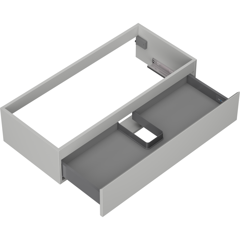 Mexen Orio koupelnová skříňka pod umyvadlo 100 cm, 1 zásuvka, šedá matná - 91A10-10023-1-BF62