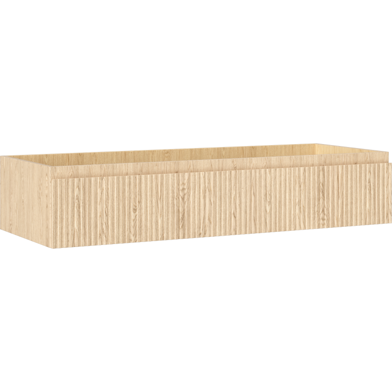 Mexen Rivel koupelnová skříňka pod umyvadlo 120 cm, 1 zásuvka, drážková, dub - 91A20-12023-1-BF81