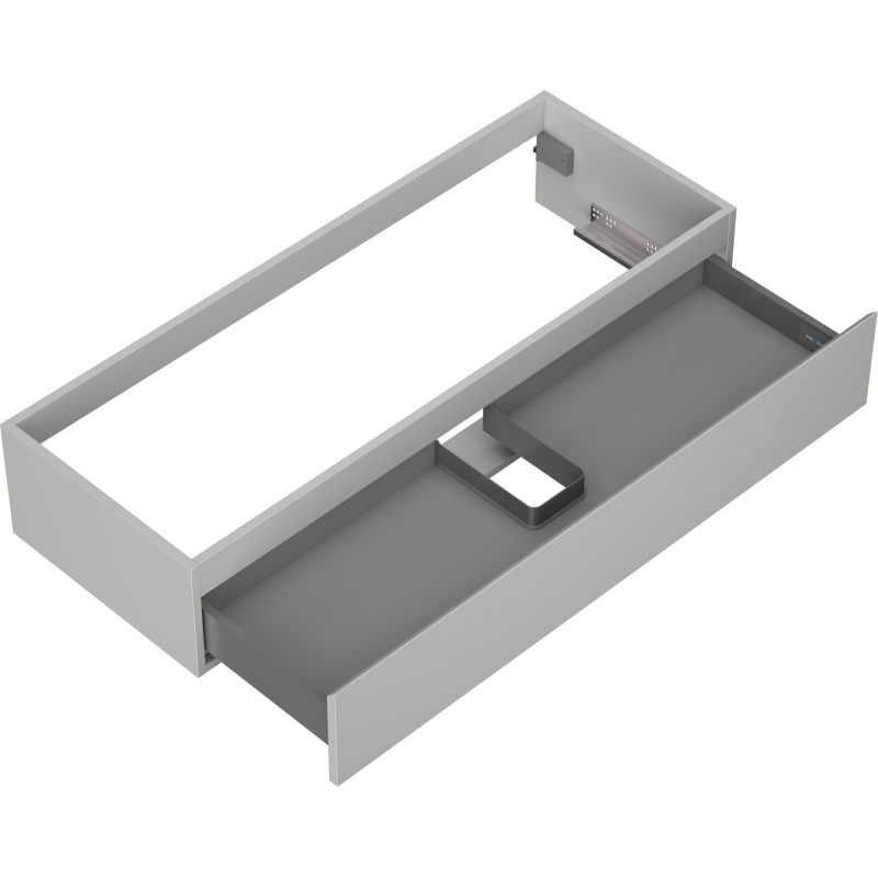 Mexen Orio koupelnová skříňka pod umyvadlo 120 cm, 1 zásuvka, šedá mat - 91A10-12023-1-BF62