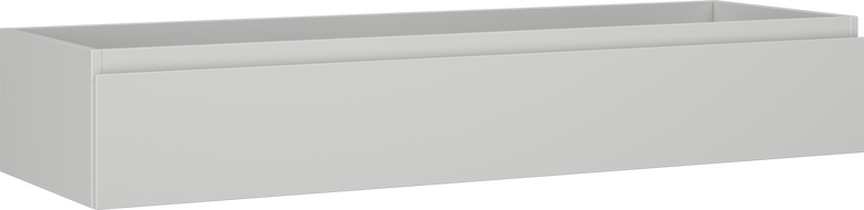 Mexen Orio koupelnová skříňka pod umyvadlo 140 cm, 1 zásuvka, šedá matná - 91A10-14023-1-BF62