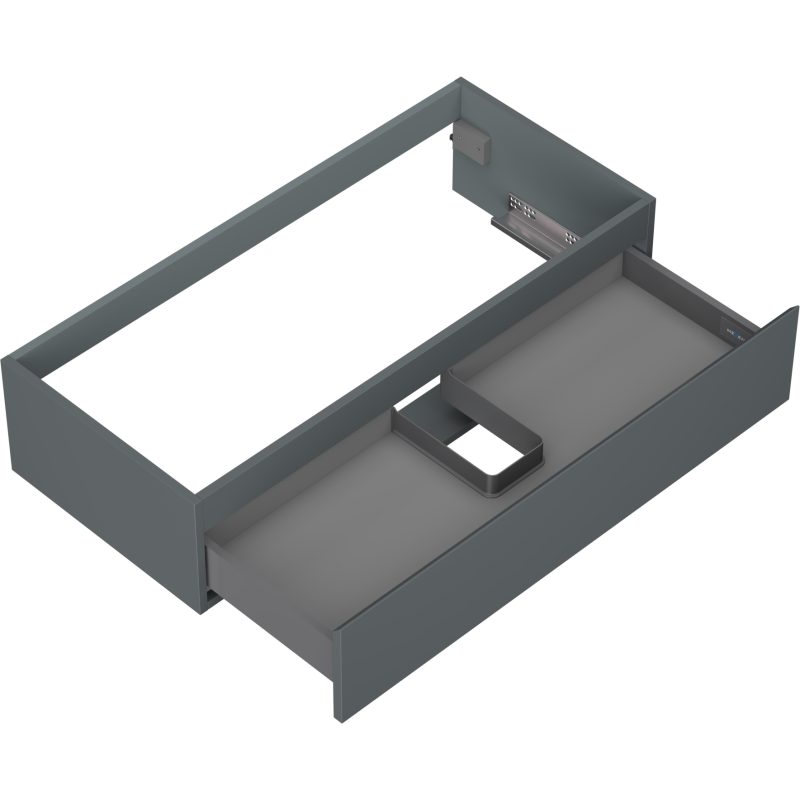Mexen Orio koupelnová skříňka pod umyvadlo 100 cm, 1 zásuvka, grafit mat - 91A10-10023-1-BF66