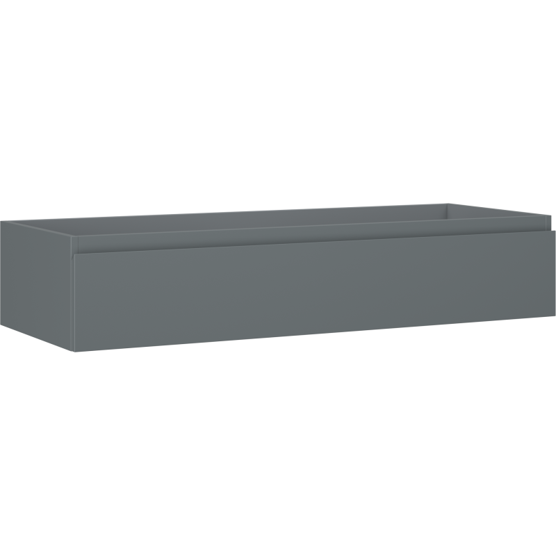 Mexen Orio koupelnová skříňka pod umyvadlo 120 cm, 1 zásuvka, grafit mat - 91A10-12023-1-BF66