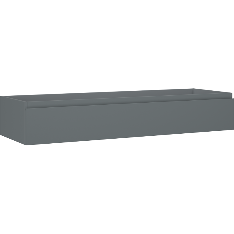 Mexen Orio koupelnová skříňka pod umyvadlo 140 cm, 1 zásuvka, grafit mat - 91A10-14023-1-BF66