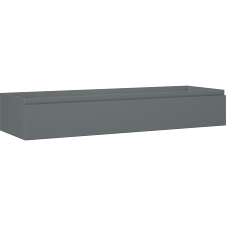 Mexen Orio koupelnová skříňka pod umyvadlo 140 cm, 1 zásuvka, grafit mat - 91A10-14023-1-BF66