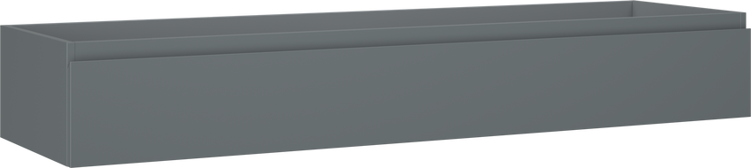 Mexen Orio koupelnová skříňka pod umyvadlo 160 cm, 1 zásuvka, grafit mat - 91A10-16023-1-BF66