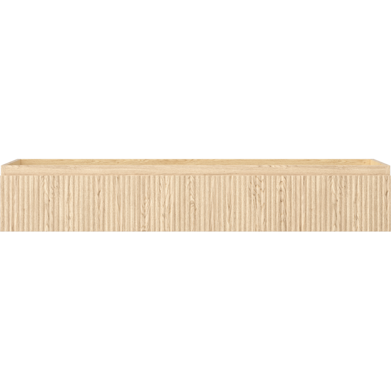 Mexen Rivel koupelnová skříňka pod umyvadlo 140 cm, 1 zásuvka, profilovaná, dub - 91A20-14023-1-BF81