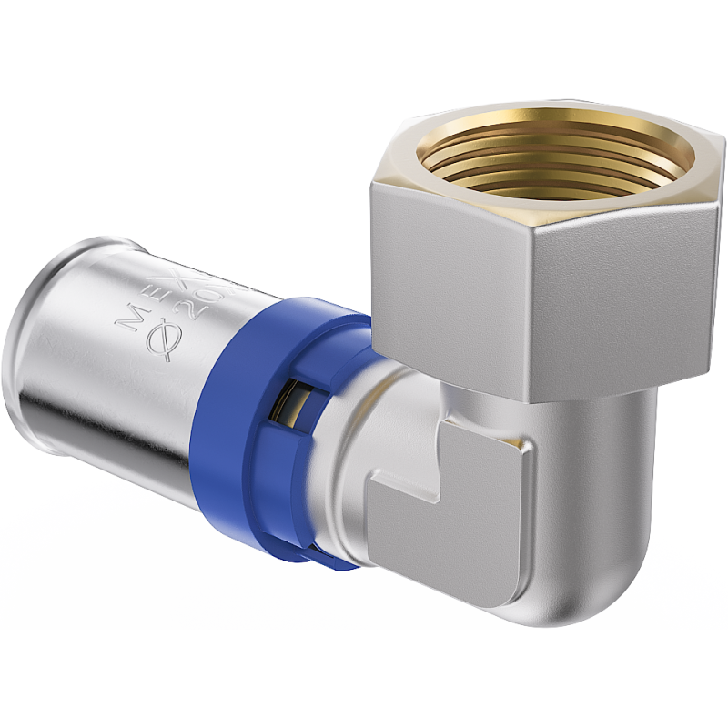 Mexen PEX-P půlšroubenek, koleno lisovací, lisovatelné PEX 16 x 1/2 GW - W97136-1612F-00