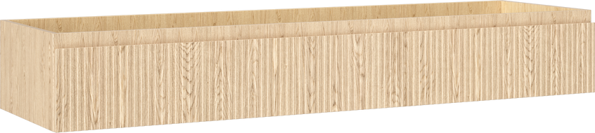 Mexen Rivel koupelnová skříňka pod umyvadlo 160 cm, 1 zásuvka, rýhovaná, dub - 91A20-16023-1-BF81