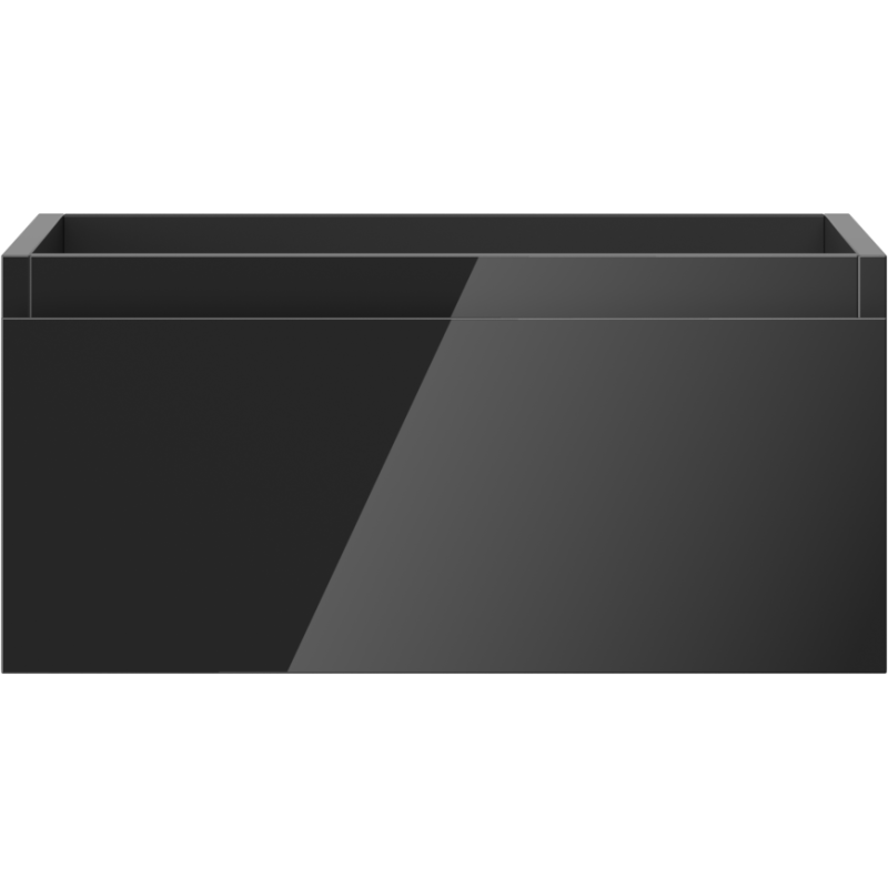 Mexen Orio koupelnová skříňka pod umyvadlo 50 cm, 1 zásuvka, černý lesk - 91A10-05023-1-BF70