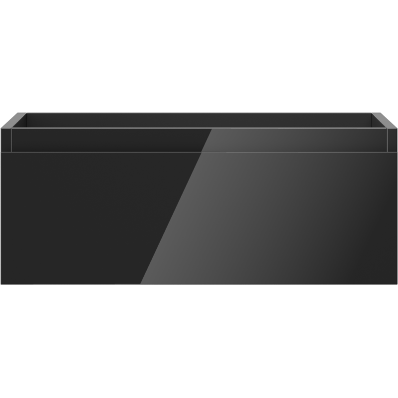 Mexen Orio koupelnová skříňka pod umyvadlo 60 cm, 1 zásuvka, černý lesk - 91A10-06023-1-BF70