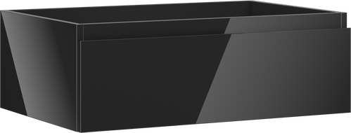 Mexen Orio koupelnová skříňka pod umyvadlo 70 cm, 1 zásuvka, černý lesk - 91A10-07023-1-BF70