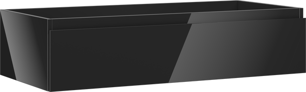 Mexen Orio koupelnová skříňka pod umyvadlo 100 cm, 1 zásuvka, černý lesk - 91A10-10023-1-BF70