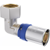 Mexen PEX-P poloviční šroubení, lisovací koleno, lisovací PEX 20 x 3/4 GW - W97136-2034F-00