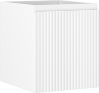 Mexen Rivel koupelnová skříňka pod umyvadlo 40 cm, 1 zásuvka, drážkovaná, bílá mat - 91A20-04047-1-BF01