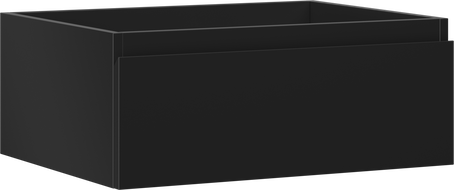 Mexen Orio koupelnová skříňka pod umyvadlo 60 cm, 1 zásuvka, černá matná - 91A10-06023-1-BF71
