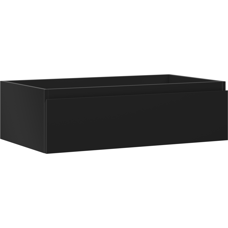 Mexen Orio koupelnová skříňka pod umyvadlo 80 cm, 1 zásuvka, černá mat - 91A10-08023-1-BF71