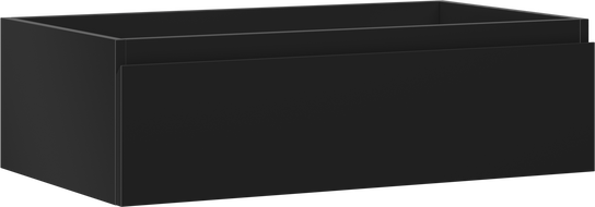 Mexen Orio koupelnová skříňka pod umyvadlo 80 cm, 1 zásuvka, černá mat - 91A10-08023-1-BF71
