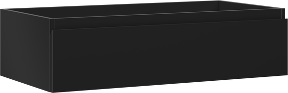Mexen Orio koupelnová skříňka pod umyvadlo 90 cm, 1 zásuvka, černá mat - 91A10-09023-1-BF71