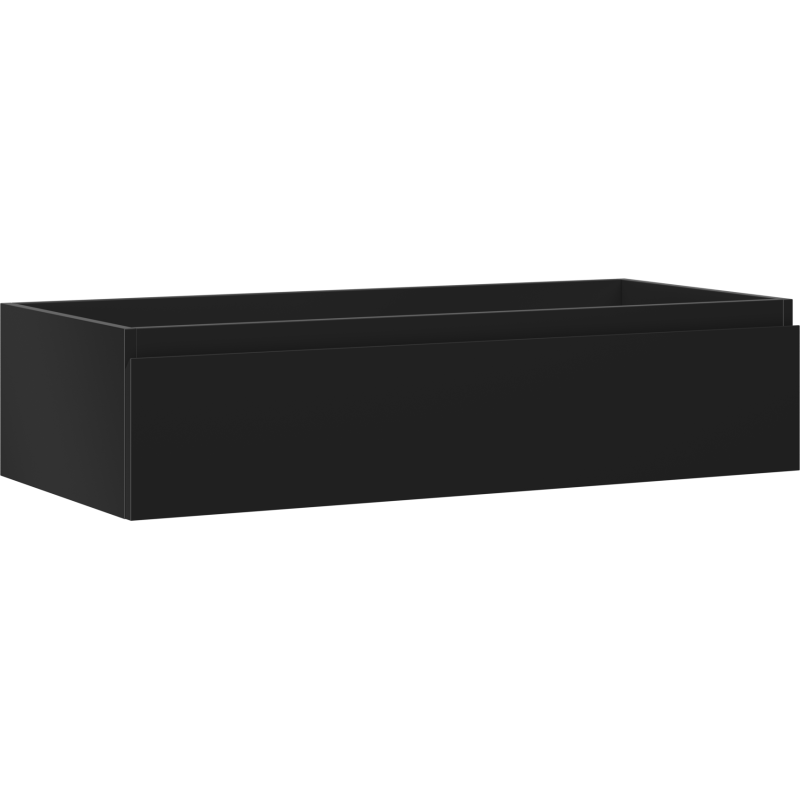 Mexen Orio koupelnová skříňka pod umyvadlo 100 cm, 1 zásuvka, černá mat - 91A10-10023-1-BF71