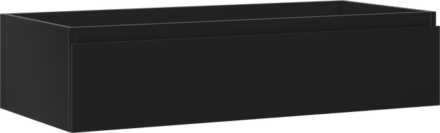 Mexen Orio koupelnová skříňka pod umyvadlo 100 cm, 1 zásuvka, černá mat - 91A10-10023-1-BF71