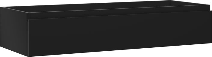 Mexen Orio koupelnová skříňka podumyvadlová 120 cm, 1 zásuvka, černý mat - 91A10-12023-1-BF71