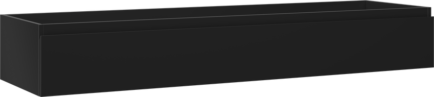 Mexen Orio koupelnová skříňka pod umyvadlo 160 cm, 1 zásuvka, černá mat - 91A10-16023-1-BF71