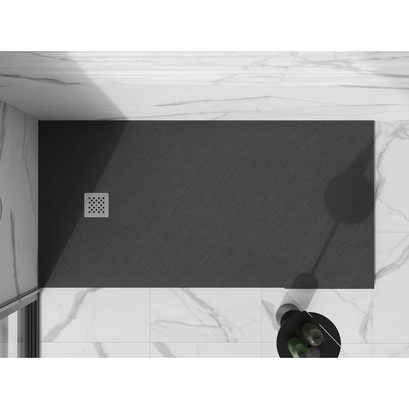Mexen Stone+ obdélníkový sprchový kout 200 x 80 cm, antracit - 44718020