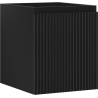 Mexen Rivel koupelnová skříňka pod umyvadlo 40 cm, 1 zásuvka, drážkovaná, černý mat - 91A20-04047-1-BF71
