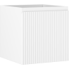 Mexen Rivel koupelnová skříňka pod umyvadlo 45 cm, 1 zásuvka, drážkovaná, bílá mat - 91A20-04547-1-BF01