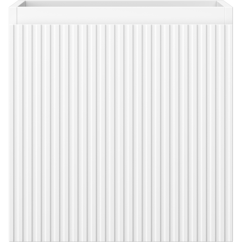 Mexen Rivel koupelnová skříňka pod umyvadlo 45 cm, 1 zásuvka, drážkovaná, bílá mat - 91A20-04547-1-BF01