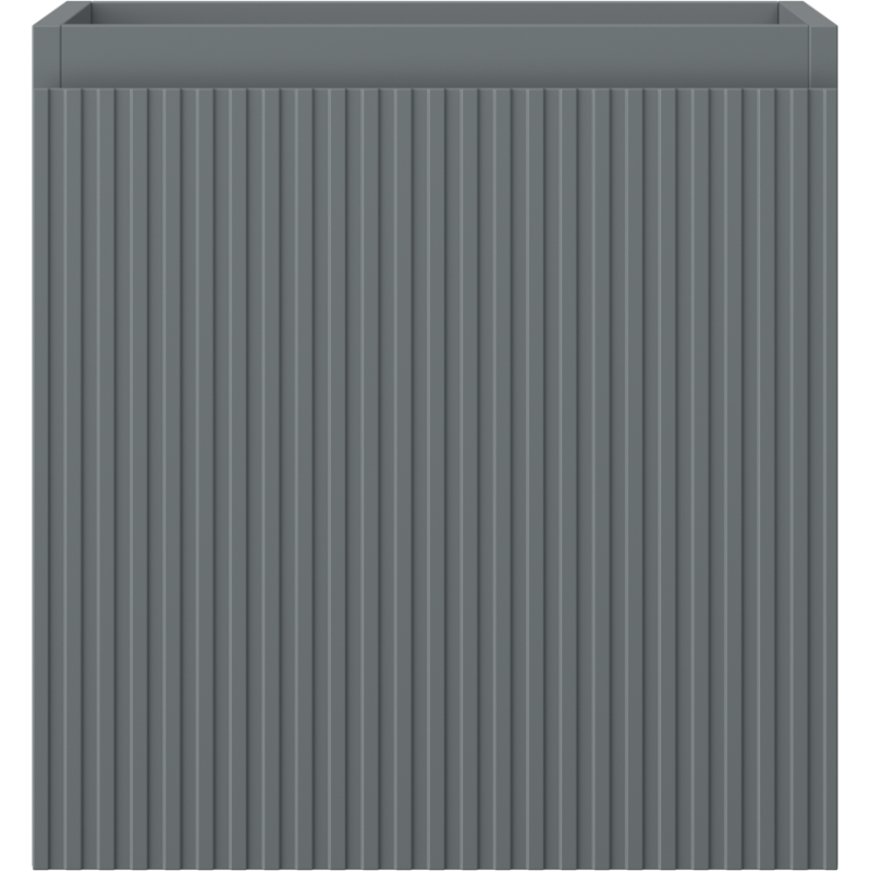 Mexen Rivel koupelnová skříňka pod umyvadlo 45 cm, 1 zásuvka, drážkovaná, grafit mat - 91A20-04547-1-BF66