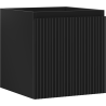Mexen Rivel koupelnová skříňka pod umyvadlo 45 cm, 1 zásuvka, drážkovaná, černá mat - 91A20-04547-1-BF71