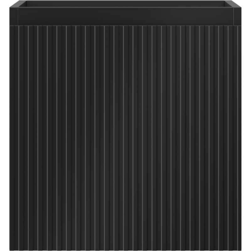 Mexen Rivel koupelnová skříňka pod umyvadlo 45 cm, 1 zásuvka, drážkovaná, černá mat - 91A20-04547-1-BF71