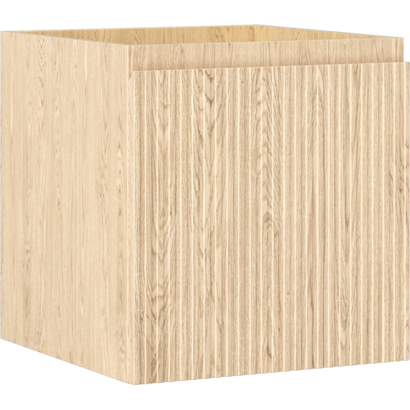 Mexen Rivel koupelnová skříňka pod umyvadlo 45 cm, 1 zásuvka, drážkovaná, dub - 91A20-04547-1-BF81