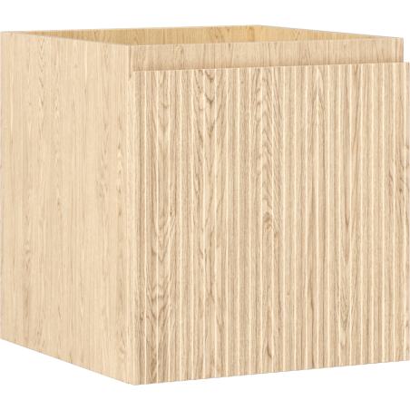 Mexen Rivel koupelnová skříňka pod umyvadlo 45 cm, 1 zásuvka, drážkovaná, dub - 91A20-04547-1-BF81