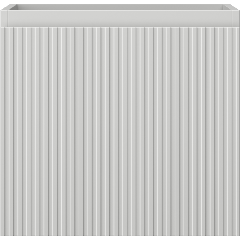 Mexen Rivel koupelnová skříňka pod umyvadlo 50 cm, 1 zásuvka, rýhovaná, šedá mat - 91A20-05047-1-BF62