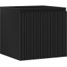 Mexen Rivel koupelnová skříňka pod umyvadlo 50 cm, 1 zásuvka, žebrovaná, černá matná - 91A20-05047-1-BF71