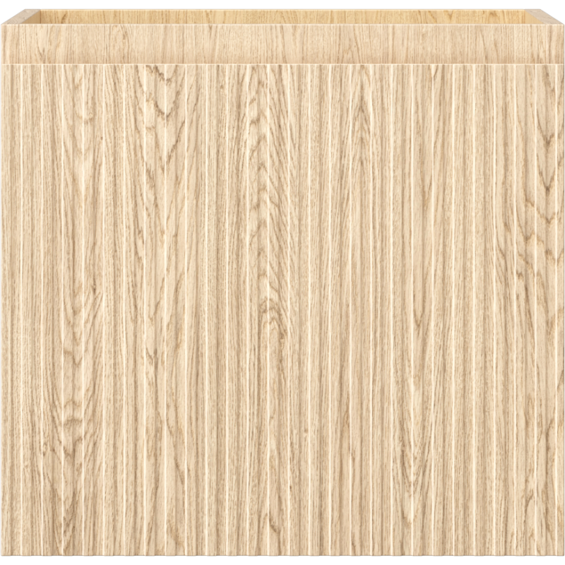 Mexen Rivel koupelnová skříňka pod umyvadlo 50 cm, 1 zásuvka, drážkovaná, dub - 91A20-05047-1-BF81